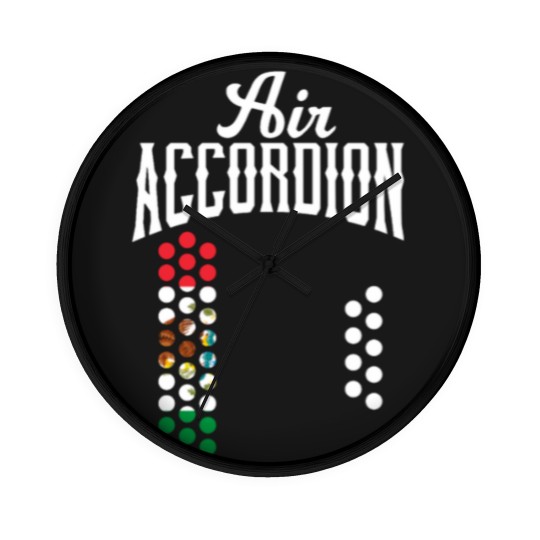 Discover Air Accordion Mexico Mexican Flag Wall Clocks