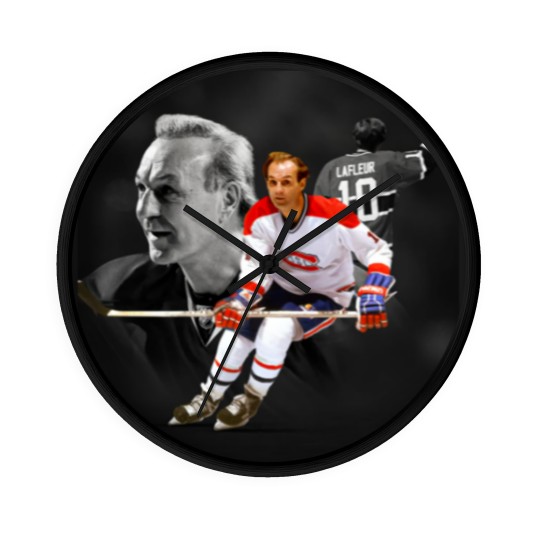 Discover Guy Lafleur 10 Canadian Hockey Legend Classic Wall Clocks