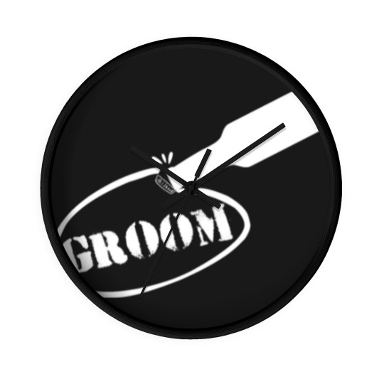 Discover Bachelor Party Groom Wall Clocks