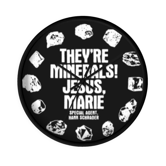 Discover THEY'RE MINERALS! JESUS, MARIE Wall Clocks