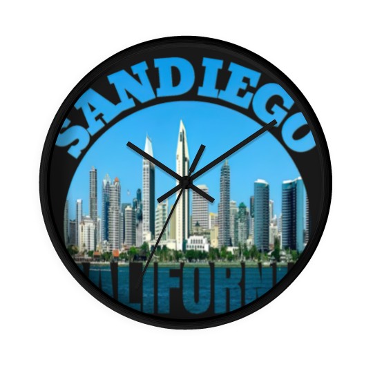 Discover San Diego California Wall Clocks