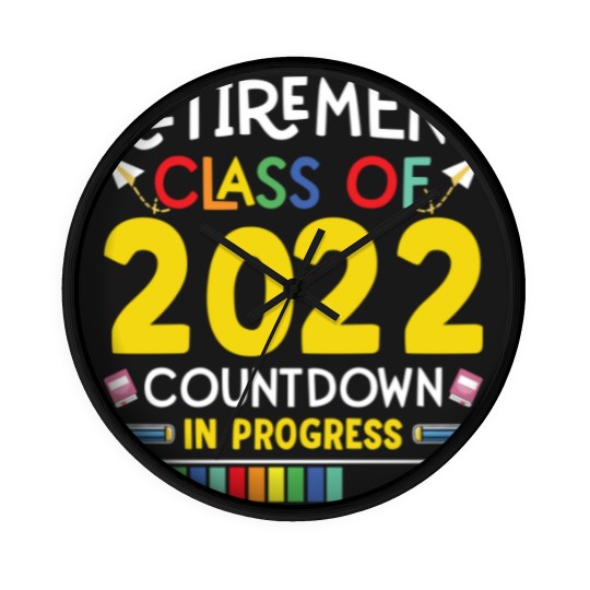 Discover Retirement Class Of 2022 Countdown In Progress Wall Clocks