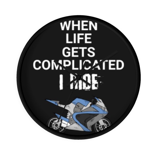 Discover Motorcycle Biker quotes Wall Clocks