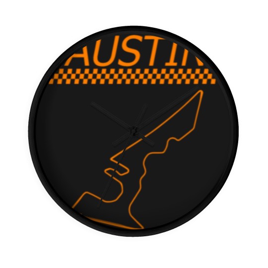 Discover Race Track In Austin Car Racing Circuit Fan Gift T Wall Clocks