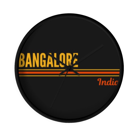 Discover Bangalore India Wall Clocks