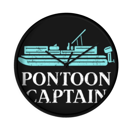 Discover Pontoon Captain Wall Clocks Pontoon Lake