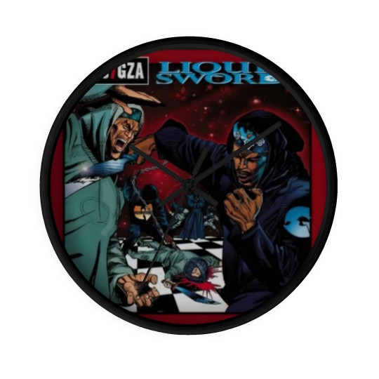 Discover Vintage Genius GZA liquid swords hip hop RETRO Wall Clocks