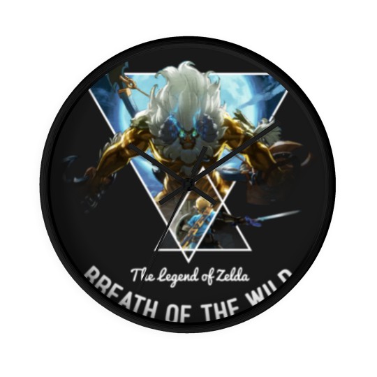 Discover The Legend Of Zelda: Breath Of The Wild Triangle Portrait Pullover Wall Clocks