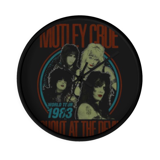 Discover Motley Crue Vintage World Tour Rock Metal Wall Clocks Wall Clocks