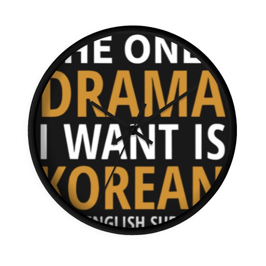 Discover I Watch Kdrama Wall Clocks