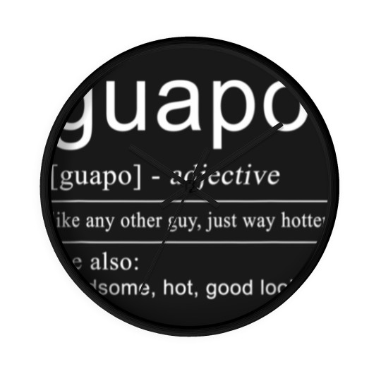 Discover El Guapo Wall Clocks | Spanish Wall Clocks for Men Spanish Gifts