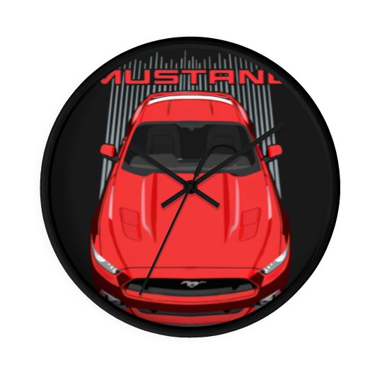 Discover Mustang S550-GT-red - Mustang - Wall Clocks
