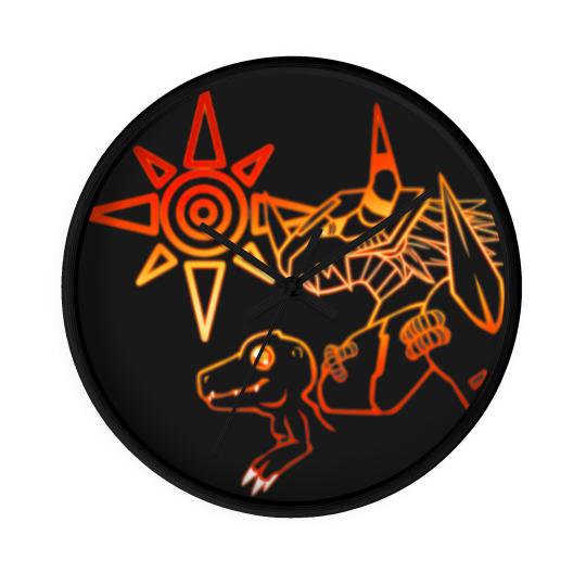 Discover Crest of Courage - Digimon - Wall Clocks