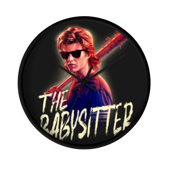 Discover Netflix Stranger Things Steve The Babysitter Portrait Wall Clocks