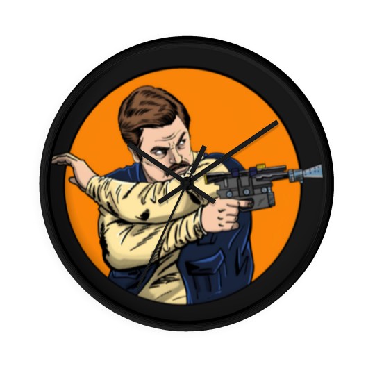 Discover Ron Solo - Ron Swanson - Wall Clocks