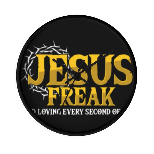 Discover Jesus Freak God Believer Christian Catholic Gift Wall Clocks