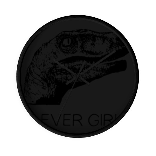 Discover clever girl Wall Clocks