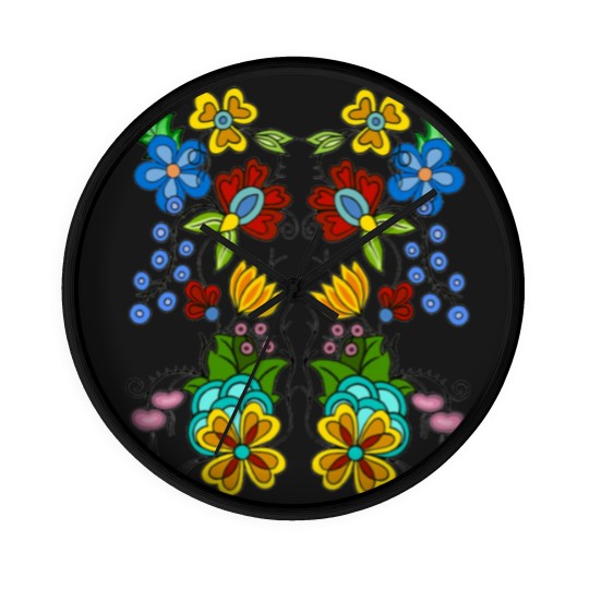 Discover Ojibwe Floral Wall Clocks