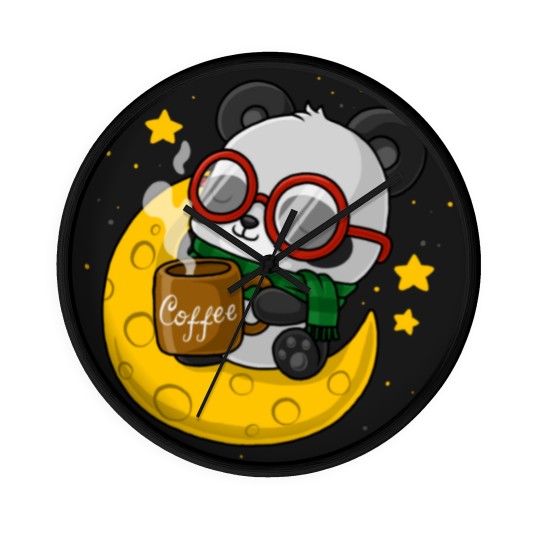 Discover Coffee Panda Wall Clocks