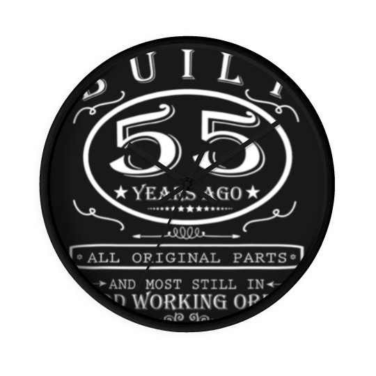 Discover 55th Birthday Gift Built 55 Years Ago Original Par Wall Clocks