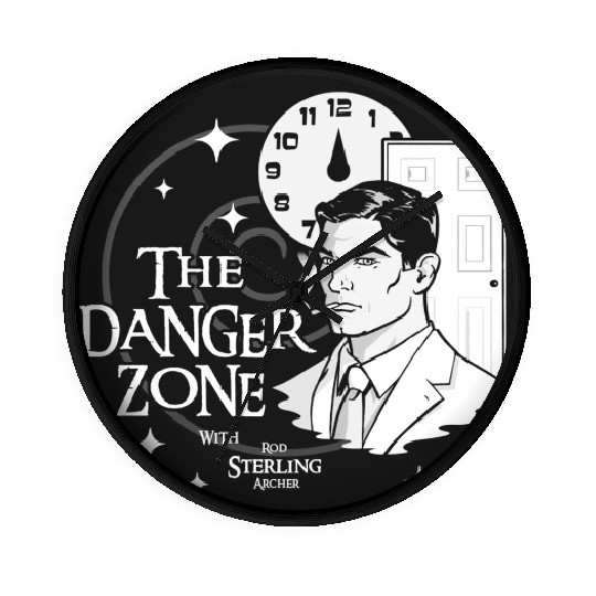 Discover About to Enter the Danger Zone - Archer - Wall Clocks