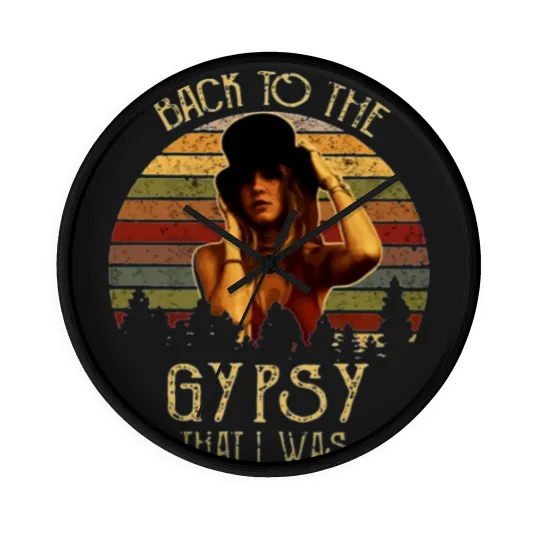 Discover Stevie Nicks Back To The Gypsy Classic Wall Clocks