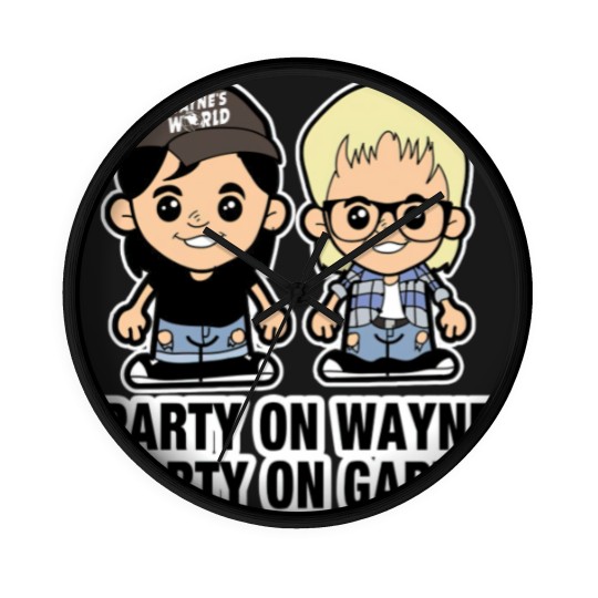 Discover Lil Wayne and Garth - Waynes World - Wall Clocks