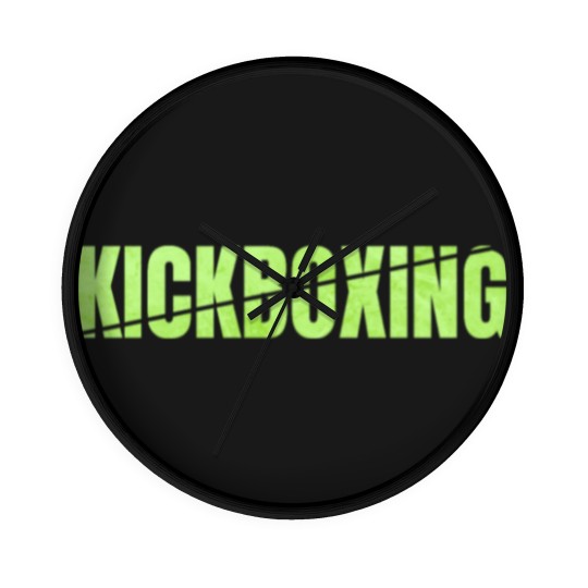 Discover Kickboxing Gift Logo Wall Clocks
