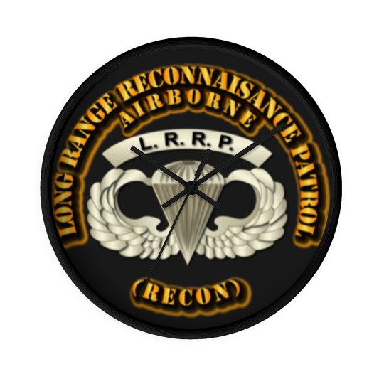 Discover Airborne Badge - LRRP - Veteran - Wall Clocks
