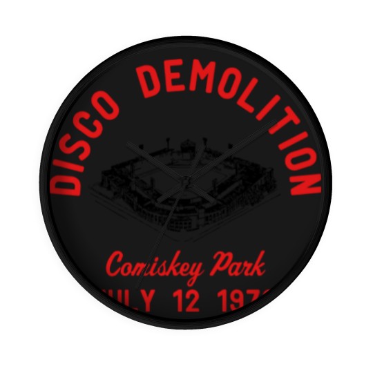Discover Disco Demolition Vintage/Retro White Sox Wall Clocks