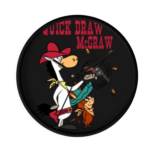 Discover Quick Draw mcgraw - Quick Draw Mcgraw - Wall Clocks