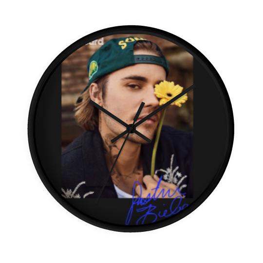Discover Justin Bieber Signature Tour 2022 Wall Clocks
