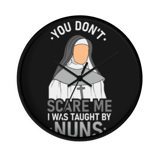 Discover Catholic School Nuns Convent Gift Wall Clocks
