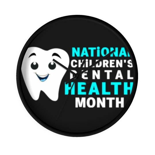 Discover Dental Health - National Children's Dental Health Month Wall Clocks