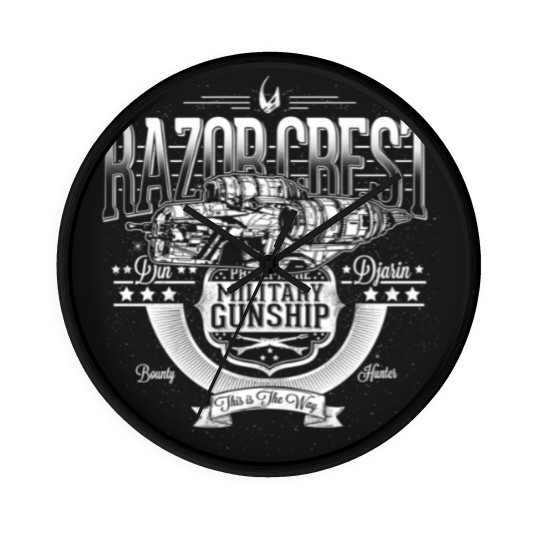 Discover Razor Crest - Mandolorian - Wall Clocks