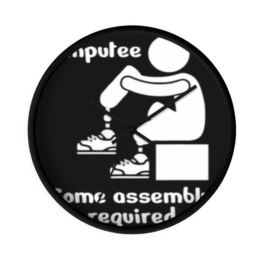 Discover Amputee Some Assembly Required Wall Clocks