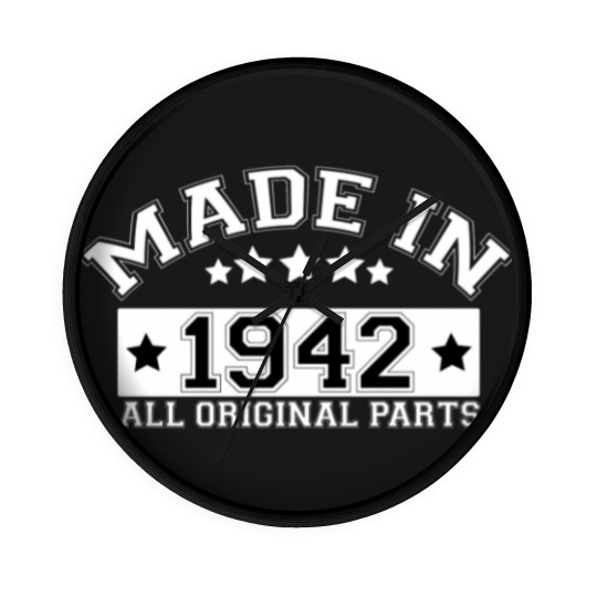 Discover MADE IN 1942 ALL ORIGINAL PARTS Wall Clocks