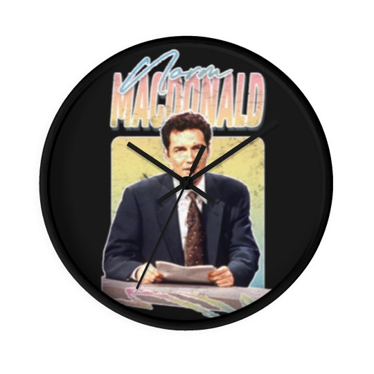 Discover Norm Macdonald // 90s Style Faded-Look Fan Design - Norm Macdonald - Wall Clocks