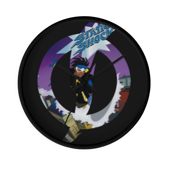Discover Static Shock Logo - Static Shock - Wall Clocks