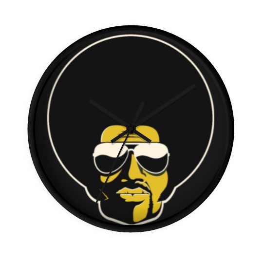 Discover Black Man, Afro, Retro, Legend, African American Wall Clocks