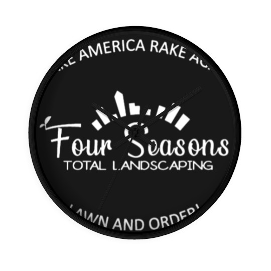 Discover Four Seasons Total Landscaping Wall Clocks Make America Rake Again Holiday Gift