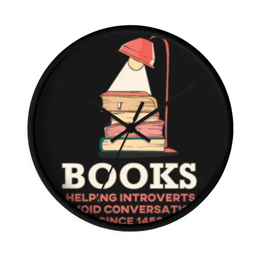 Discover Books, Helping Introverts Avoid Conversation Wall Clocks