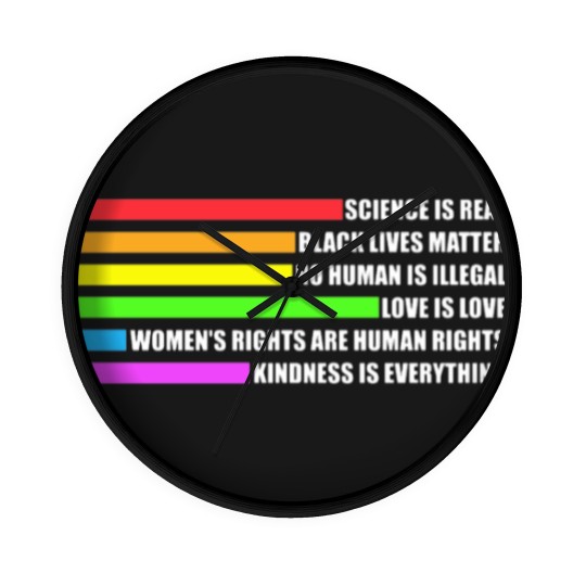 Discover LGBT Rainbow Gay Pride Wall Clocks