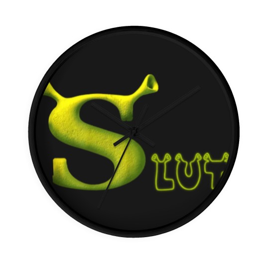 Discover Shrek Slut 2022 Wall Clocks, Shrek Lover Wall Clocks, Shrek Wall Clocks