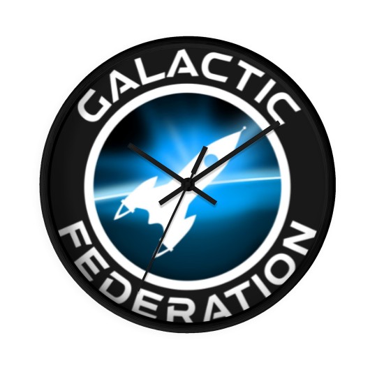 Discover Galactic Federation Logo - Galactic Federation - Wall Clocks