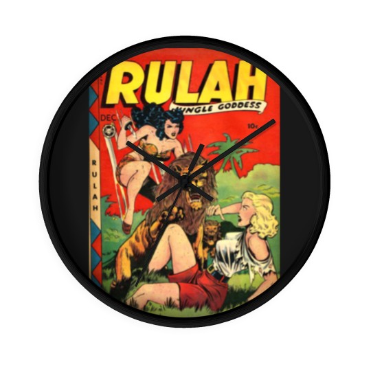 Discover Rulah Jungle Goddess Comic Cover - Comics - Wall Clocks