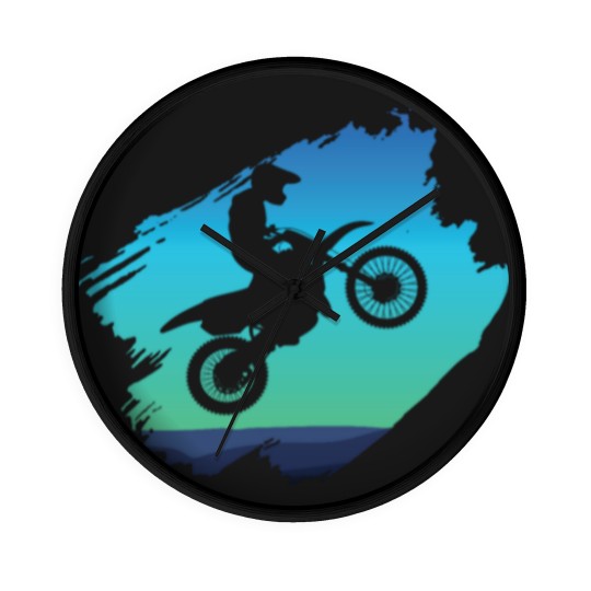 Discover Motocross Dirt Bike Wall Clocks