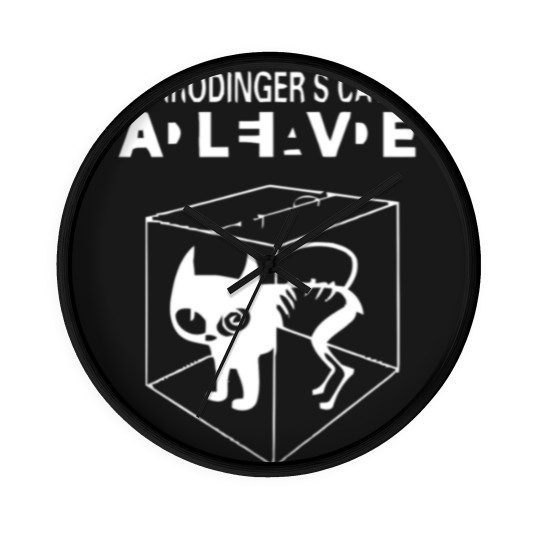 Discover Cat Dead Alive Schrodinger s Wall Clocks