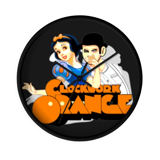 Discover Orange Snow - Clockwork Orange - Wall Clocks