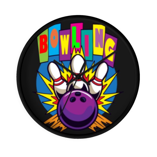 Discover Colorful Pin Bowling Wall Clocks
